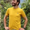 Authentisches Safran-Herren-T-Shirt