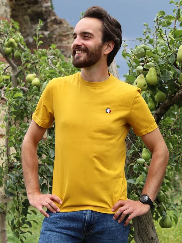 Authentisches Safran-Herren-T-Shirt