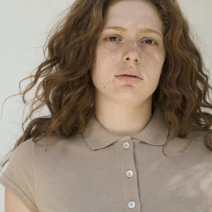 Baumwollpolo Rita Beige