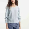 Baumwollpullover Grazia Mittelmeerblau