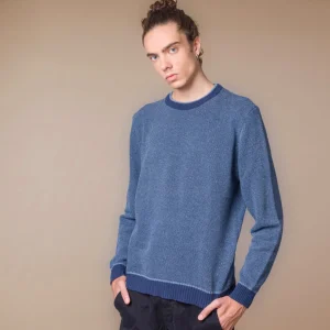 Baumwollpullover Renzo Atlantikblau