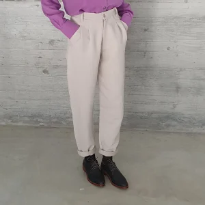 BILLIE taupefarbene Hose