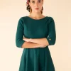 Bio-Baumwolle Kleid Emma Emeraude