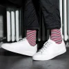 Black Forest Cake Gestreift Socken aus Bio-Baumwolle