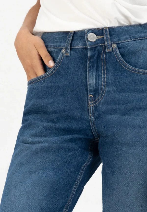 Boyfriend-Jeans Easy Go Used Stone