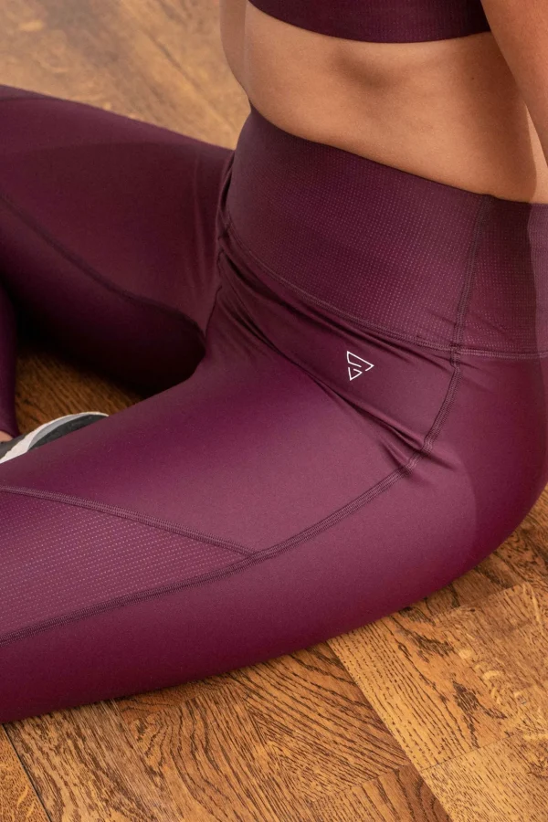 Burgunderrote Leggings von Orion