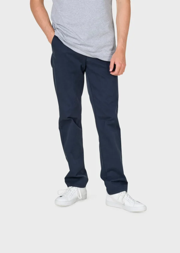 Chino Bio-Baumwolle Chino Allan Twill Navy