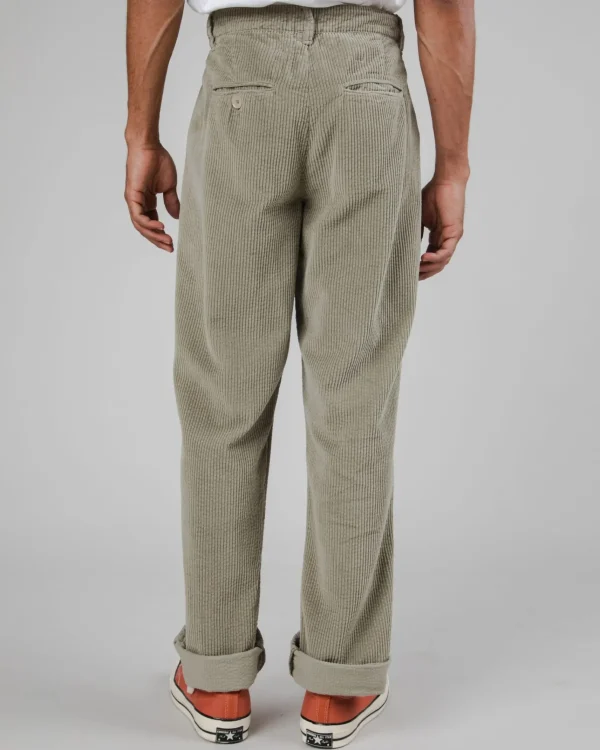 Cord-Chinohose Grün