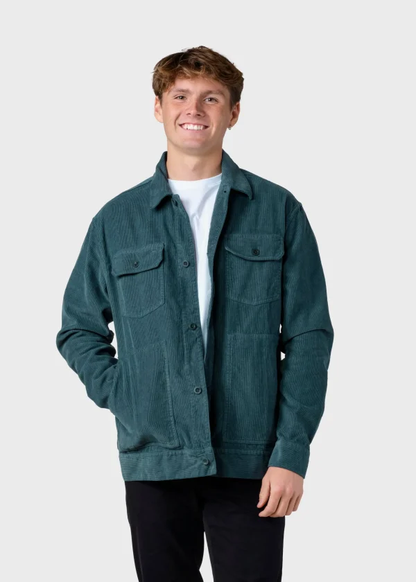 Cordsamt-Overshirt Niklas Grün