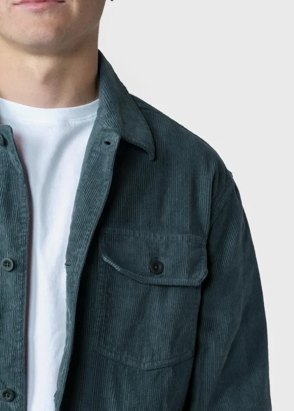 Cordsamt-Overshirt Niklas Grün