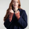 Damen Armstulpen aus recyceltem Kaschmir Tamara Pompelmo