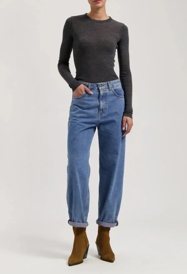 Damen jeans Brooke High barrel Stone Vintage