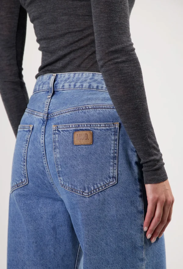 Damen jeans Brooke High barrel Stone Vintage