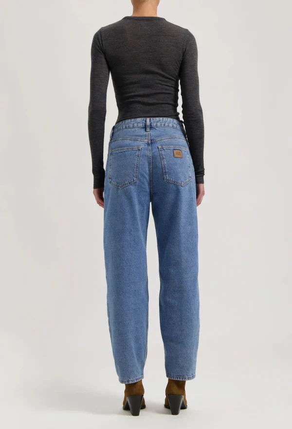 Damen jeans Brooke High barrel Stone Vintage