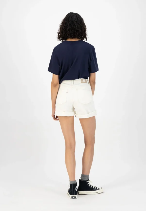 Damen Jeansshorts Marylin Off-White