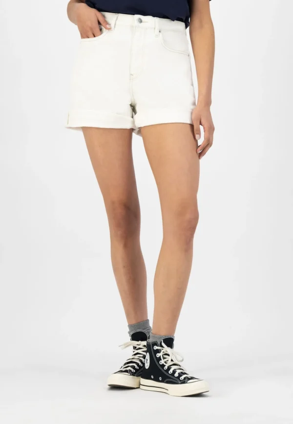 Damen Jeansshorts Marylin Off-White