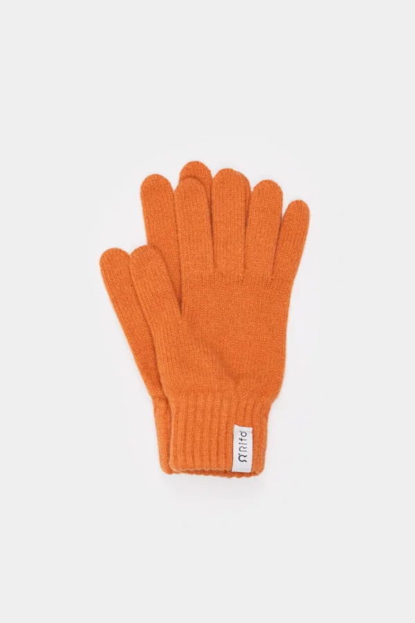 Damen Kaschmir Handschuhe Anita Orange