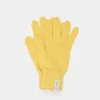 Damen Kaschmir Handschuhe Anita Gelb meliert