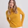 Damen Kaschmirpullover Caterina Yellow