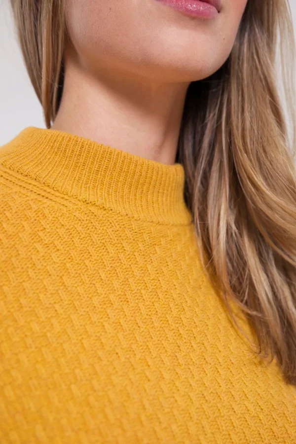 Damen Kaschmirpullover Caterina Yellow