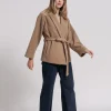 Damen Kimonomantel Ginko beige