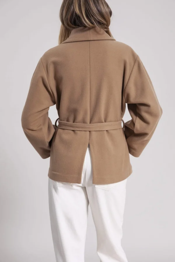 Damen Kimonomantel Ginko beige