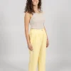 Damen Leinen Hose Ellie Yellow