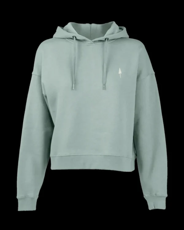 Damen Oversized Hoodie Astrodust Turquoise