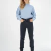 Damen Regular Jeans Mimi Stone Black