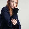 Damen Schwarze Armstulpen aus recyceltem Kaschmir