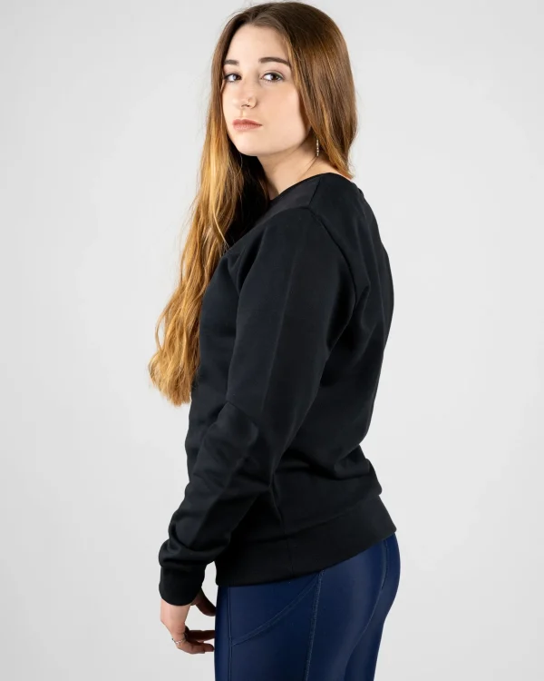 Damen Sweatshirt aus Bio-Baumwolle TreeSweater Black
