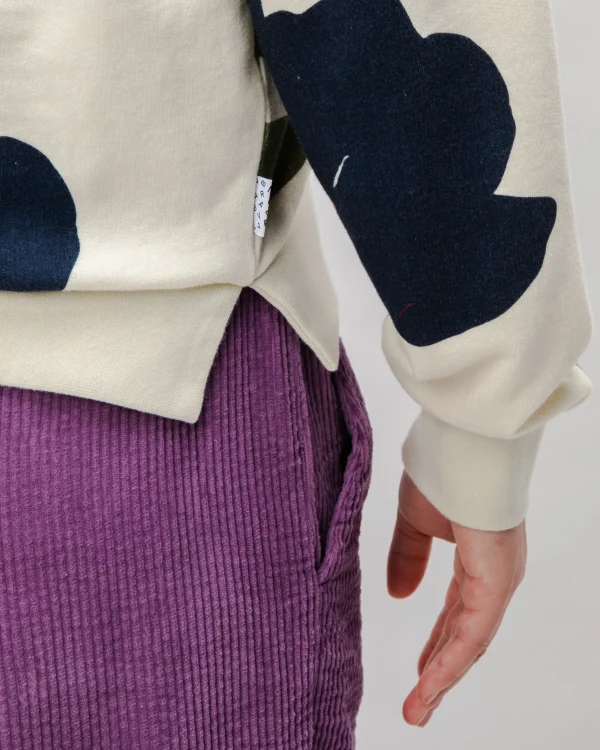 Damen Sweatshirt Bloom Ekru