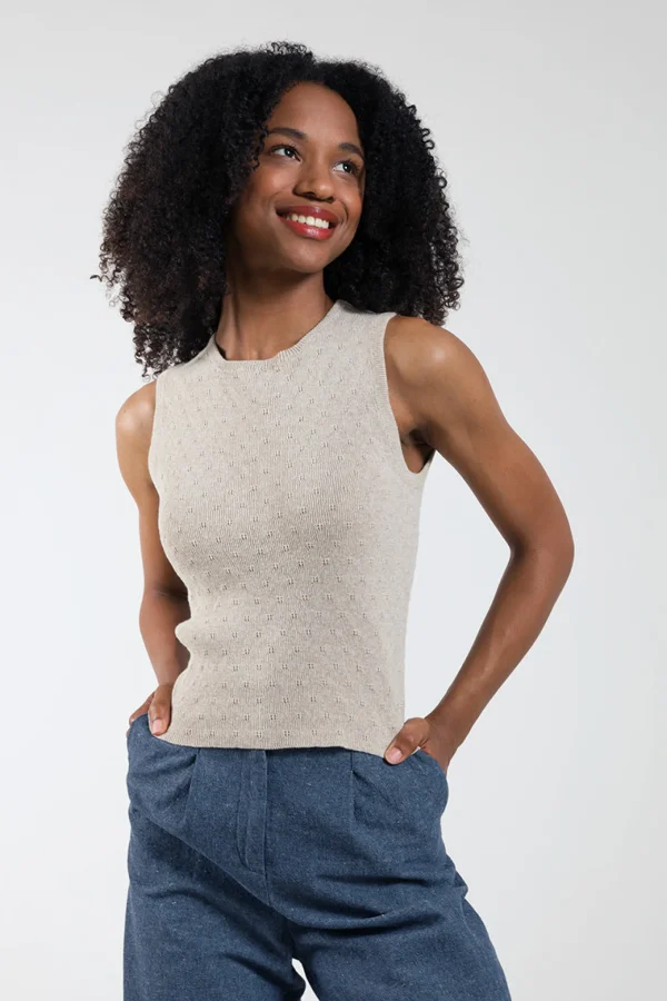 Damen Tanktop Gianna Beige