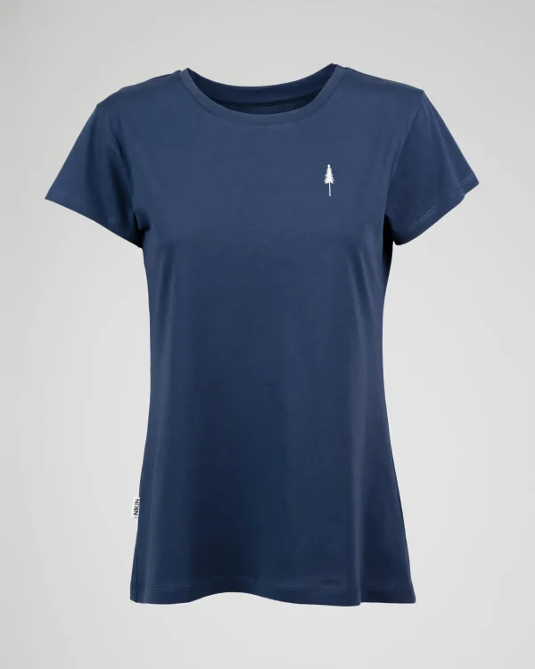 Damen T-Shirt aus Bio-Baumwolle Treeshirt Navy