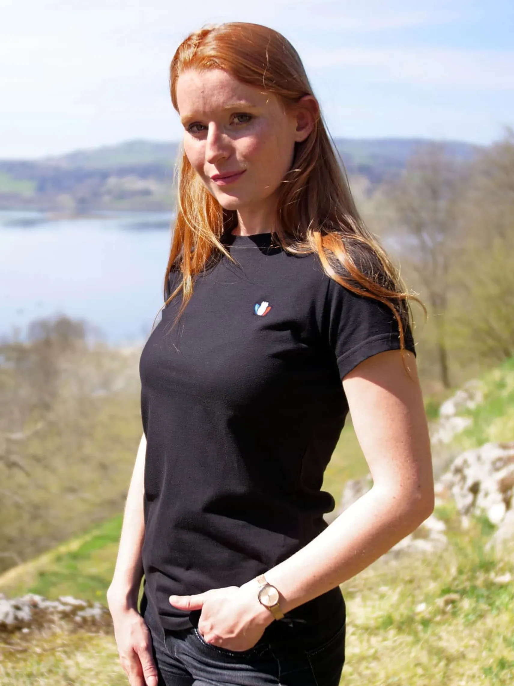 damen_tshirt_lauthentique_0.webp Damen T-Shirt L'Authentique Schwarz