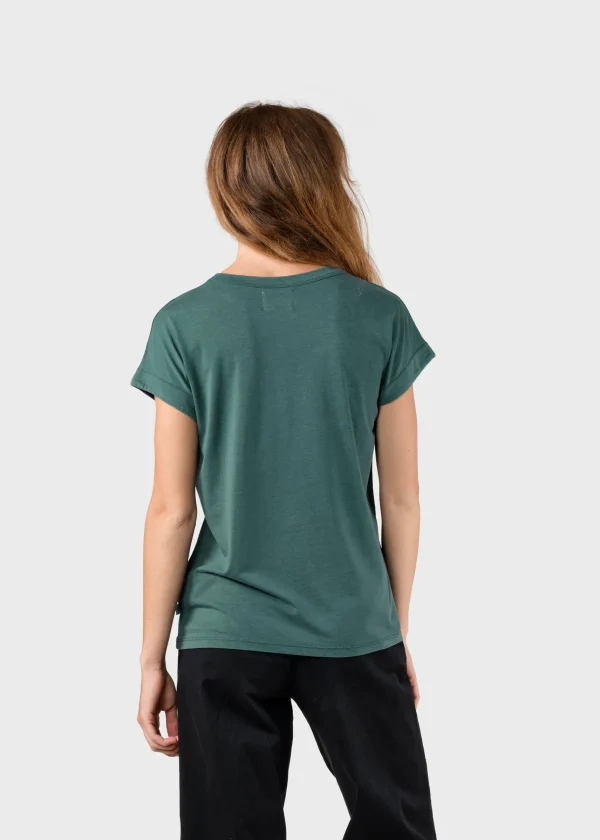 Damen T-Shirt Sigrid Moss Green