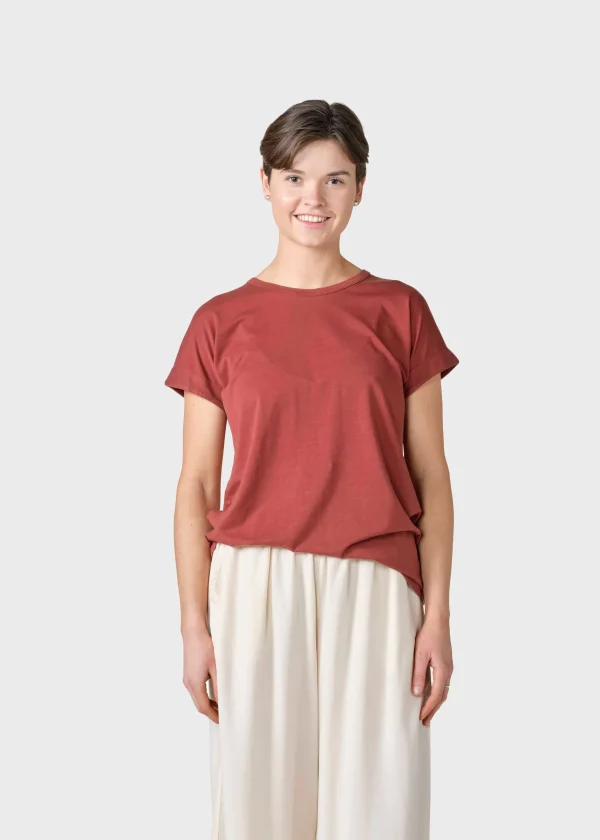 Damen T-Shirt Sigrid Terracotta