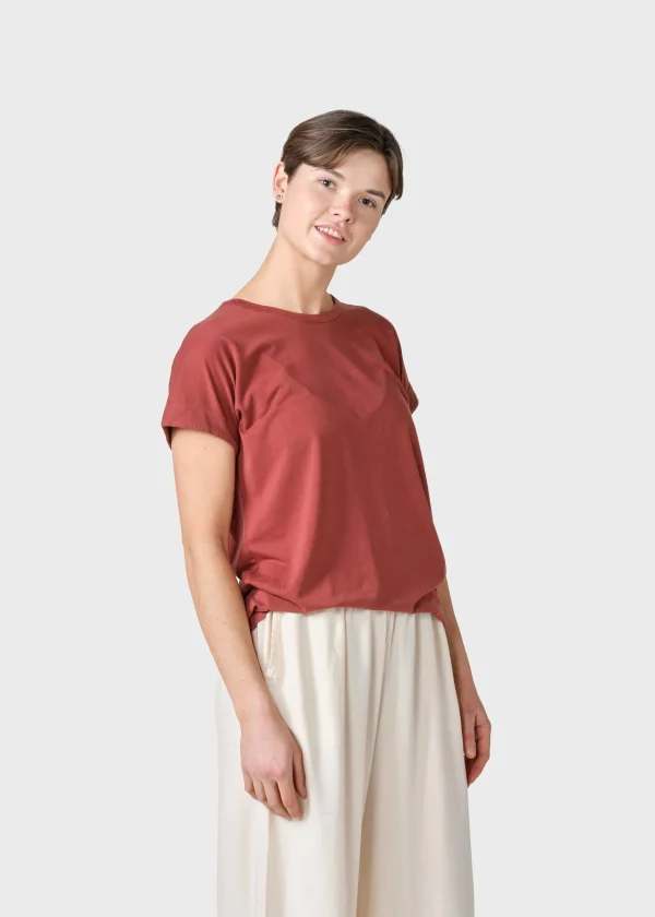 Damen T-Shirt Sigrid Terracotta