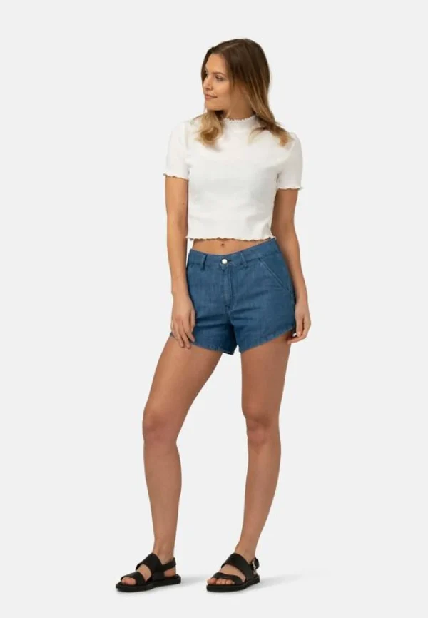 Damen-Jeansshorts Evy Blue
