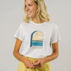 Damen-T-Shirt Sunbathing White
