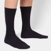 Dreier Pack - Einfarbige marineblaue Socken