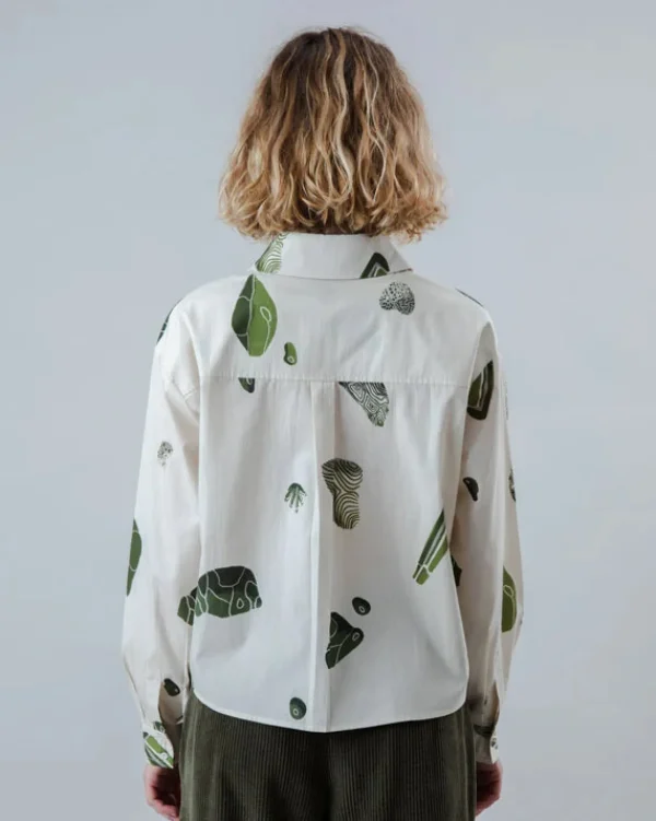 Ekru Bluse Quarry Boxy