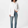 Gerade Damenjeans Faye Straight Medium Fade
