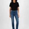 Gerade Damenjeans Faye Straight Stone Indigo