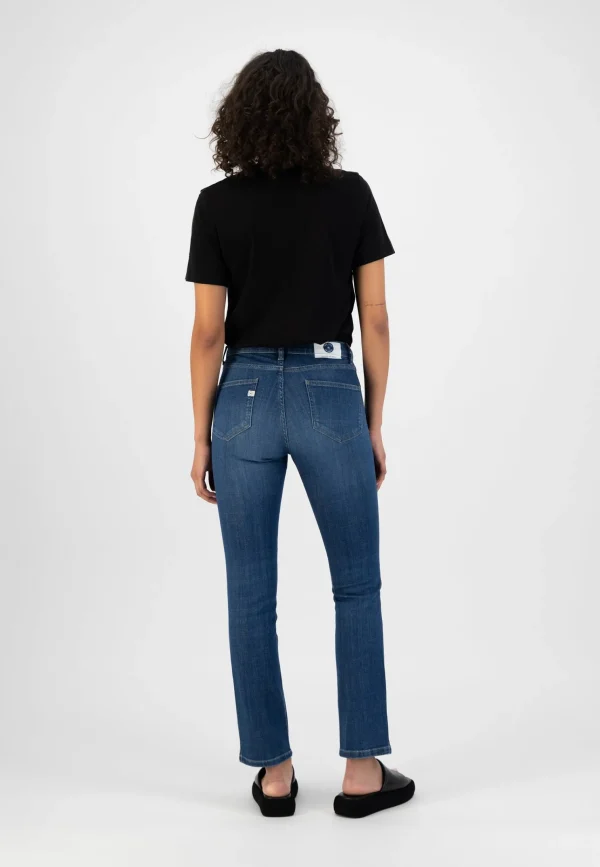 Gerade Damenjeans Faye Straight Stone Indigo