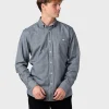 Herren Flanellhemd Benjamin Grau