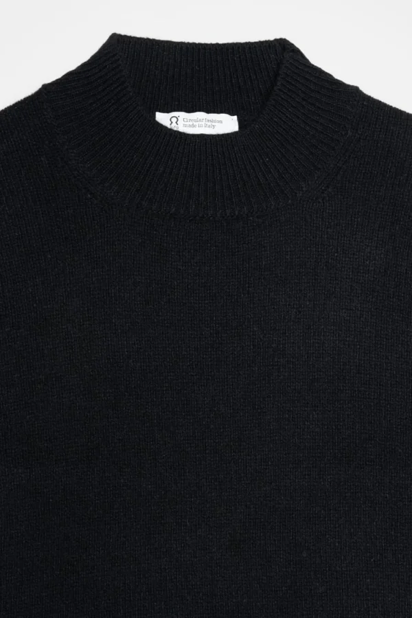 Herren Kaschmirpullover Clemente Schwarz