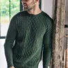 Herren Strickpullover Véritable Khaki