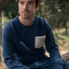Herren Sweatshirt Atlas marineblau