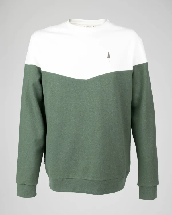 Herren Sweatshirt aus Bio-Baumwolle Olive